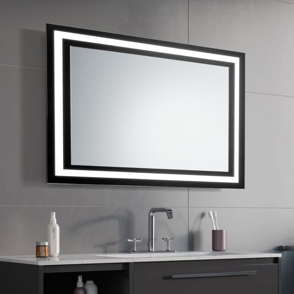 Zrkadlo Moderno LED Black Rozmer zrkadla: 80 x 60 cm