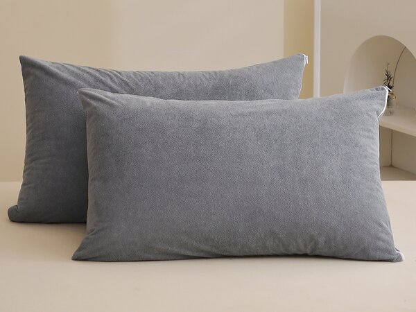 XPOSE® Froté chránič vankúša - sivý 50x70 cm