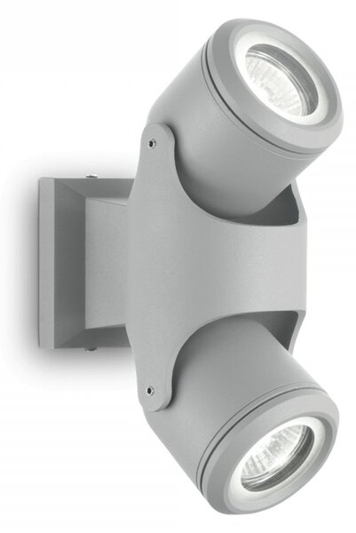 Ideal Lux 129518 vonkajšia lampa Xenon 2x28W | GU10 | IP44 - šedá
