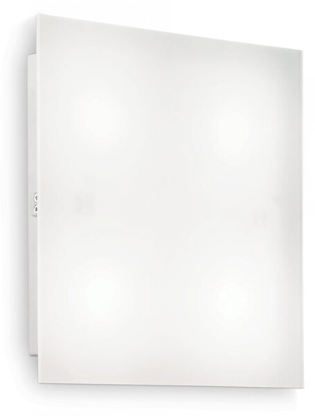 Ideal Lux 134901 nástenné a stropné svietidlo flat 4x15W | GX53 - biele, štvorec
