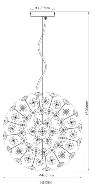 Globo KATRINA 64135H1C LED závesné stropné svietidlo G9 | 350lm | 3000K