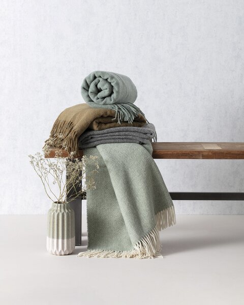 Deka Zelandia 140x200 cm smoke green