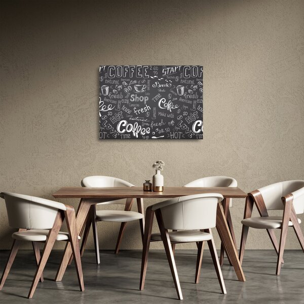 Sklenený obraz - Coffee (70x50 cm)