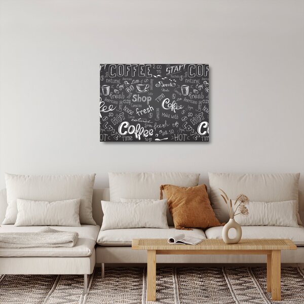 Sklenený obraz - Coffee (70x50 cm)