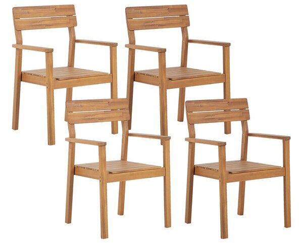 Set 2 ks záhradných stoličiek Fernanda (svetlé drevo). Vlastná spoľahlivá doprava až k Vám domov. 1078985