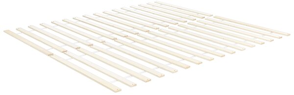 Drevená posteľ prírodné svetlé borovicové drevo MDF brezové drevo 180 x 200 cm rám postele s čelom