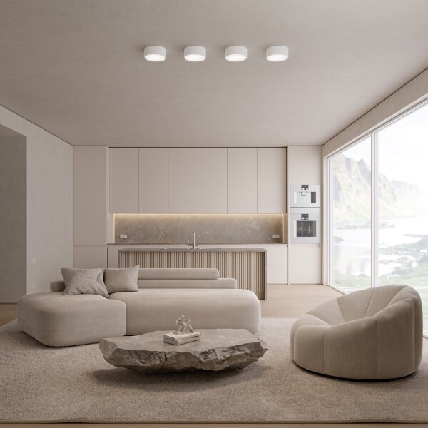 Brilagi - LED RGBW stmievateľné kúpeľňové stropné svietidlo CLARE 1xE27/9W/230V IP54 Wi-Fi biela