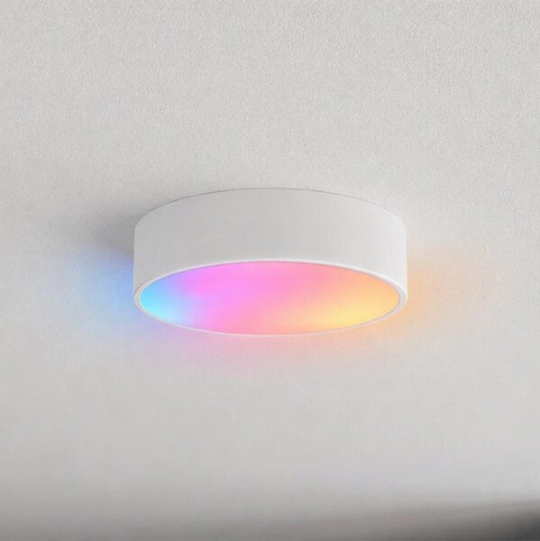 Brilagi - LED RGBW stmievateľné stropné svietidlo CLARE 2xE27/9W/230V Wi-Fi biela