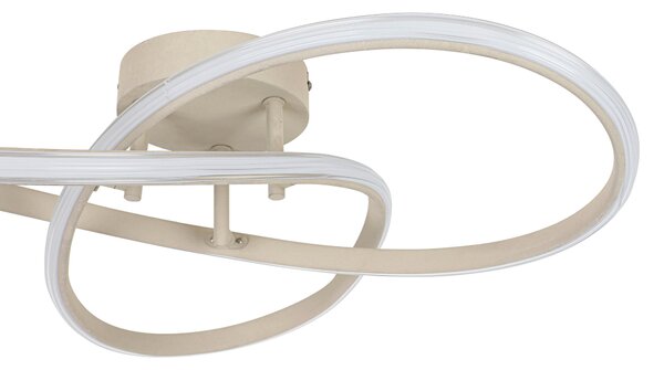 STROPNÉ LED SVIETIDLO, 55/55/15 cm Novel - Interiérové svietidlá