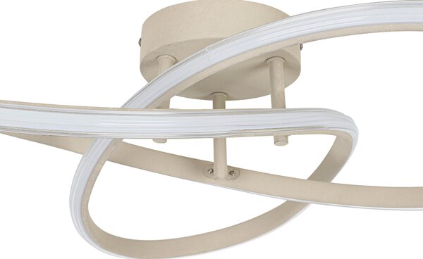 STROPNÉ LED SVIETIDLO, 55/55/15 cm Novel - Interiérové svietidlá