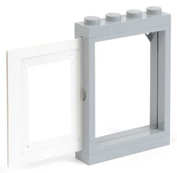 Sivý rámček na fotku LEGO®, 19,3 x 26,8 cm