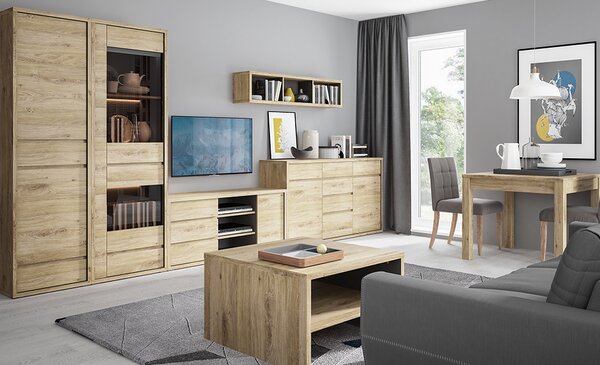 KONDELA Komoda, dub shetland, SHELDON TYP 41