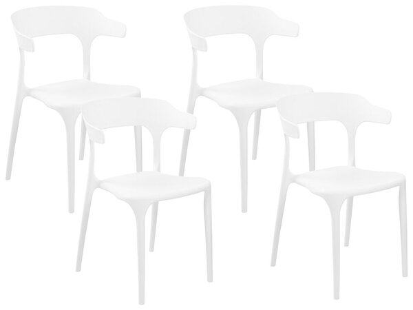 Set 4 ks jedálenských stoličiek Gerry (biela). Vlastná spoľahlivá doprava až k Vám domov. 1079155