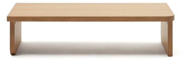 Konferenčný stolík v dekore duba v prírodnej farbe 75x140 cm Oaq – Kave Home
