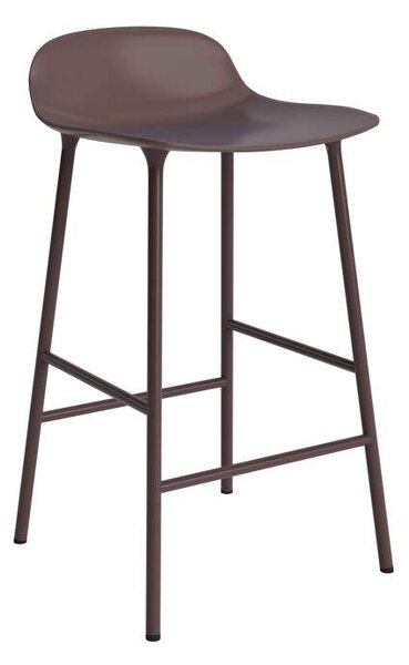 Normann Copenhagen Barová stolička Form 65 cm Steel, brown