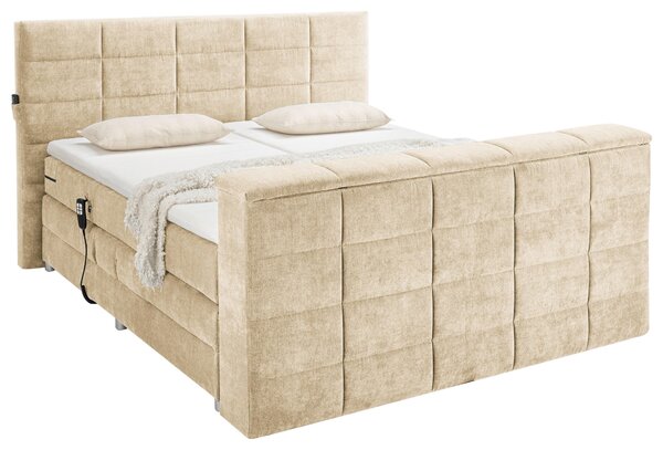 BOXSPRINGOVÁ POSTEĽ, 180/200 cm, piesková Carryhome - Online Only spálne, Online Only
