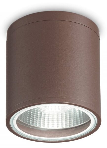 Ideal Lux 163666 vonkajšie stropné svietidlo Gun Coffee 1x28W | GU10 | IP44 - hnedé