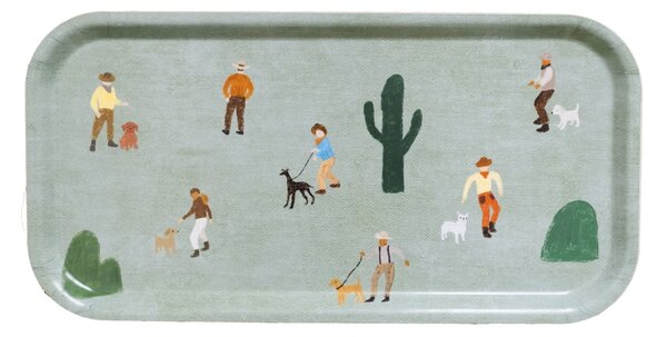 Servírovací podnos Cowboys and Dogs 43 × 22 cm