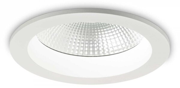 Ideal Lux 193489 LED zápustné stropné bodové svietidlo Basic wide 1x30W | 2900lm | 3000K | IP44 - biela