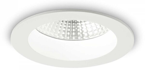 Ideal Lux 193458 LED zápustné stropné bodové svietidlo Basic accent 1x10W | 1000L | 3000K | IP44 - biela