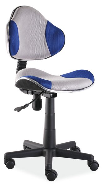 Kancelárska stolička Q-G2 - modrá / sivá