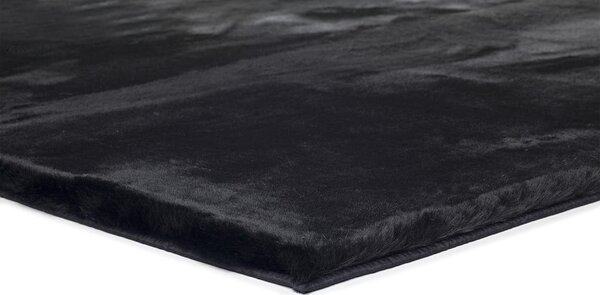Čierny koberec Universal Fox Liso, 60 x 90 cm