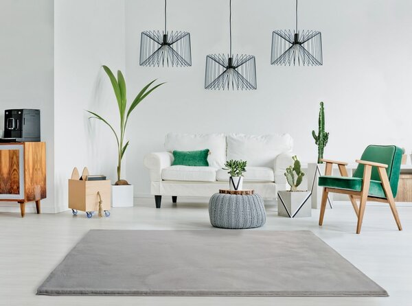 Sivý koberec Universal Fox Liso, 160 x 230 cm