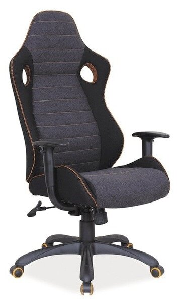 Kancelárska stolička Q-229 čierna/sivá