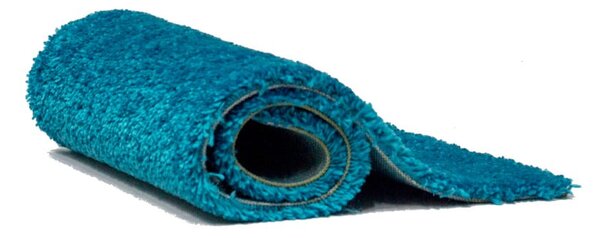 Modrý koberec Universal Aqua Liso, ø 80 cm