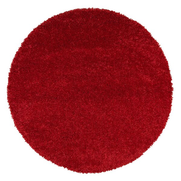 Červený koberec Universal Aqua Liso, ø 80 cm