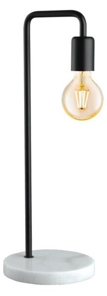 Eglo 55034 - LED stolná lampa 1xE27/4W/230V čierna/mramorový dekor