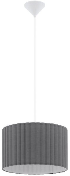 Eglo 55702 - Závesné svietidlo na lanku 1xE27/40W/230V sivé