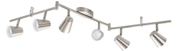 Eglo 75218 - LED Bodové svietidlo TRAVALE 6xGU10/3W/230V lesklý chróm