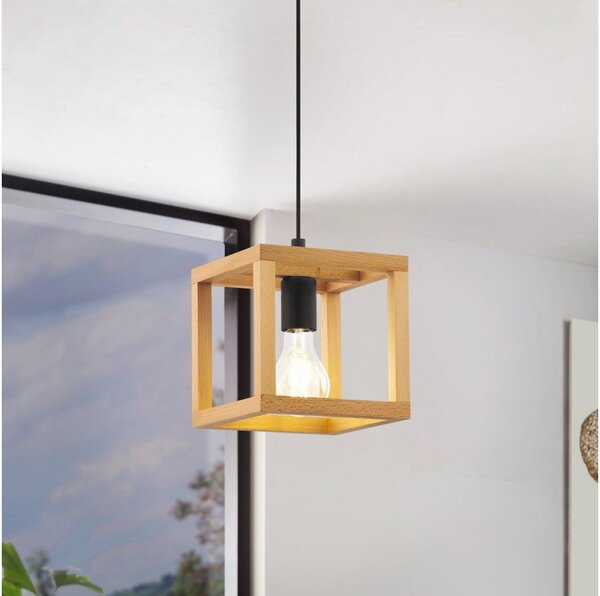 Eglo 32145 - Závesný luster BLACKCROWN 1xE27/40W/230V