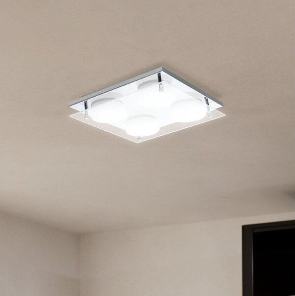 Eglo 75329 - LED stropné svietidlo ABIOLA 4xLED/6W/230V lesklý chróm