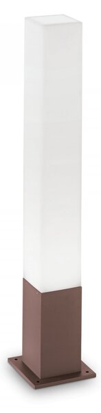 Ideal Lux 213088 záhradná stĺpiková lampa Edo 1x15W | GX53 | IP44 - kávová