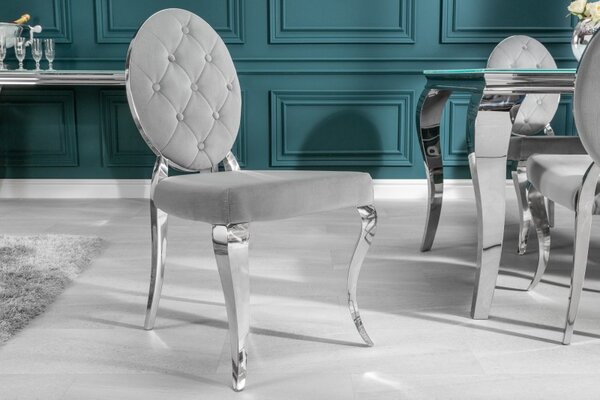 Dizajnová stolička Rococo II šedá - Skladom na SK