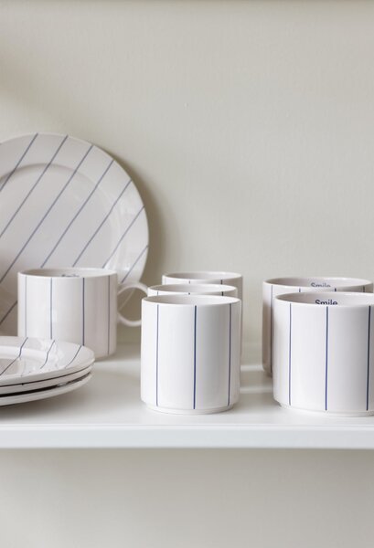 Porcelánový hrnček Jumbo Pyjamas Red 500 ml