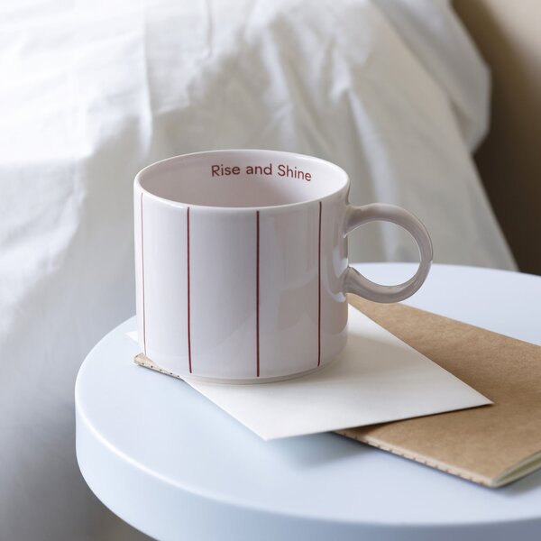 Porcelánový hrnček Jumbo Pyjamas Red 500 ml