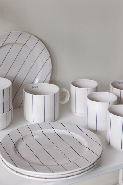 Porcelánový hrnček Jumbo Pyjamas Red 500 ml