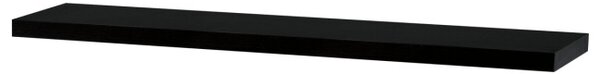 Nástenná polica čierna wenge P-002 BK