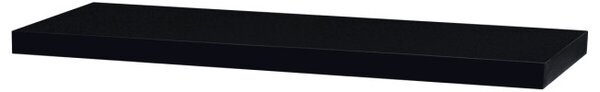 Nástenná polica 80 cm čierna P-005 BK lesk