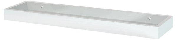 Nástenná polica biela P-011 WT
