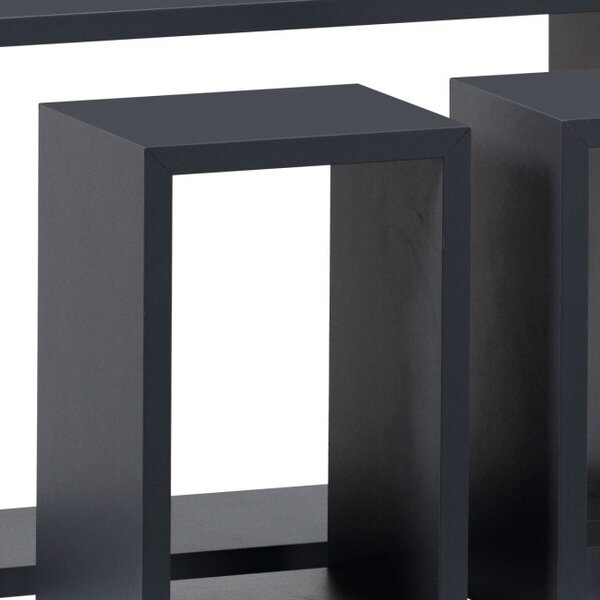 Set troch nástenných políc sivé P-009 GREY2 (3 ks)
