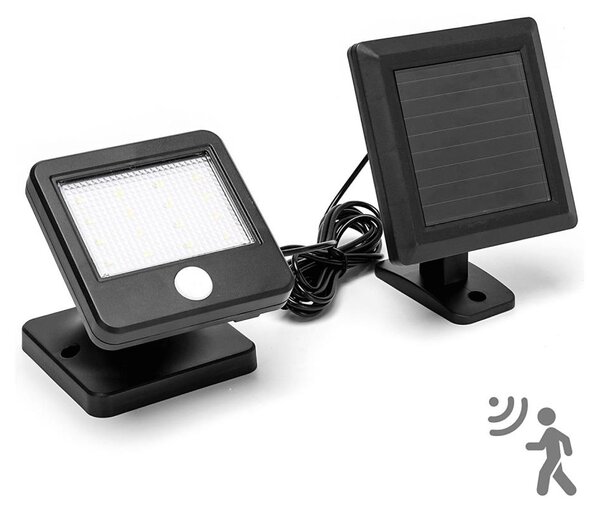 Aigostar - LED Solárne nástenné svietidlo so senzorom LED/0,64W/3,7V 6500K IP44