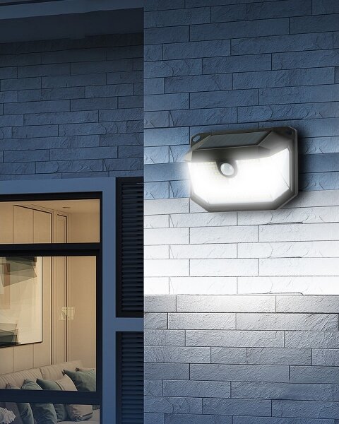 Brilagi - LED Solárne nástenné svietidlo so senzorom WALLIE LED/4W/5,5V IP65