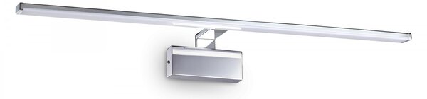 Ideal Lux 224992 LED nástenná obrazová lampa Alma 1x20W | 1620lm | 3000K - chróm