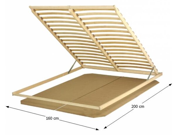 Lamelový rošt Basic Flex 3-zónový 160x200 cm