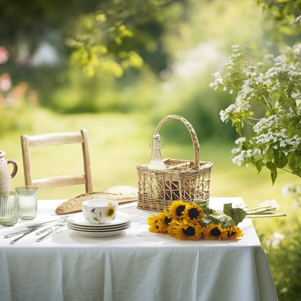 Porcelánový hrnček Hammershøi Summer Sunflower, 330 ml