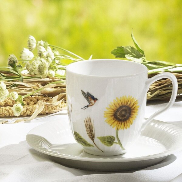 Porcelánový hrnček Hammershøi Summer Sunflower, 330 ml